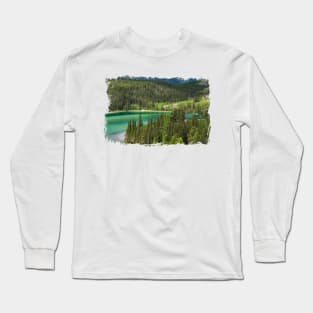 Emerald Lake - Klondike highway Long Sleeve T-Shirt